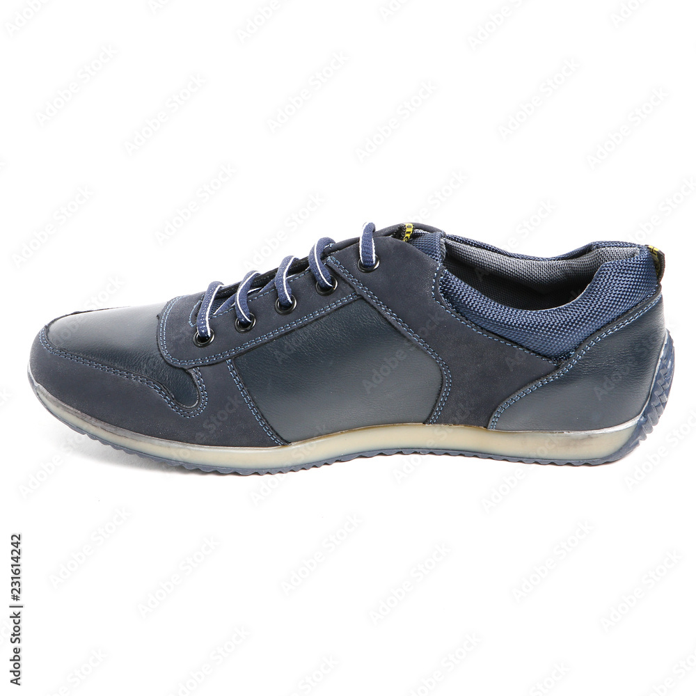 Stylish causal man shoe on white background. Stylish causal man shoe on white background.