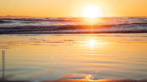 Fototapeta Naklejka Na Ścianę i Meble -  sunset in the beach