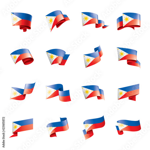 Free Download Philippines flag, vector illustration on a white background - GFXLoad