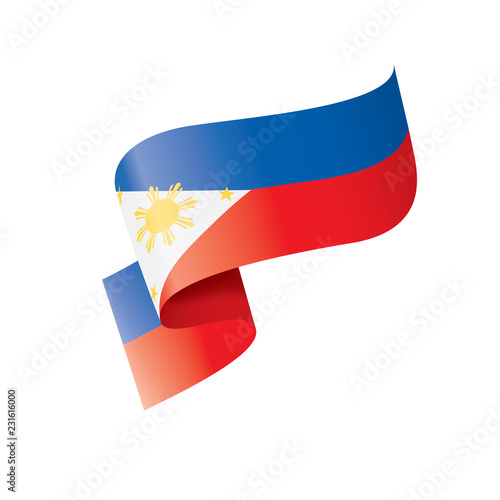 Free Download Philippines flag, vector illustration on a white background - GFXLoad