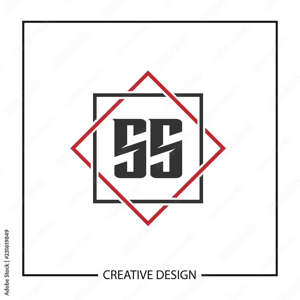 Initial Letter SS Logo Template Design Vector Illustration Initial Letter SS Logo Template Design Vector Illustration