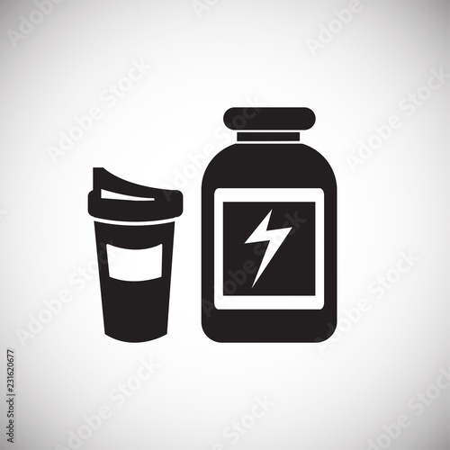 Simple icons set BW white background icon