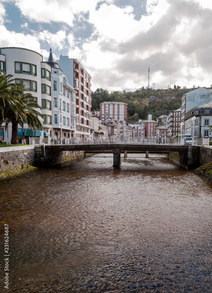 Luarca village in Asturias, Spain