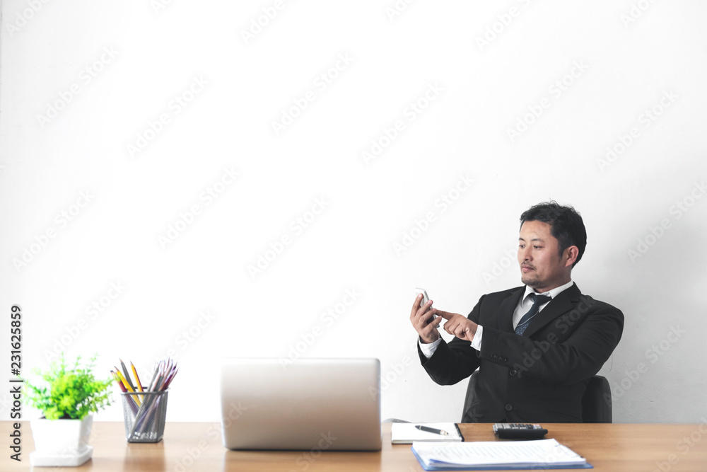 businessman working with modern devices, student boy using digital tablet computer and mobile smart phone businessman working with modern devices, student boy using digital tablet computer and mobile smart phone