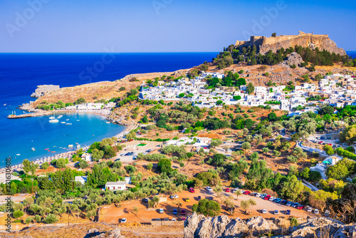 Lindos, Akropol na Rodos, Grecja