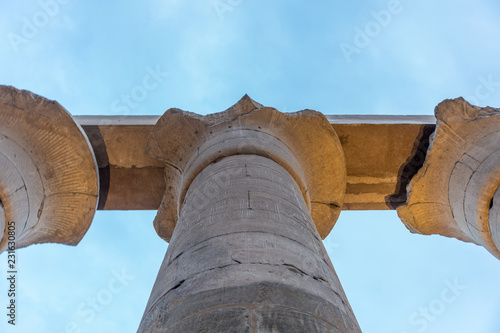 The temple in Karnak photo