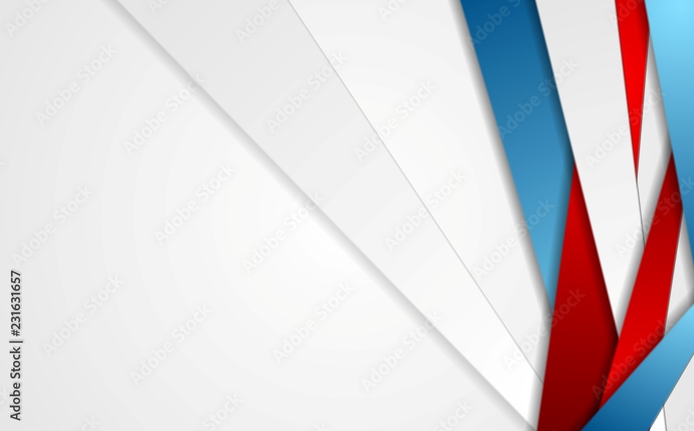 Abstract red blue grey stripes corporate background Abstract red blue grey stripes corporate background