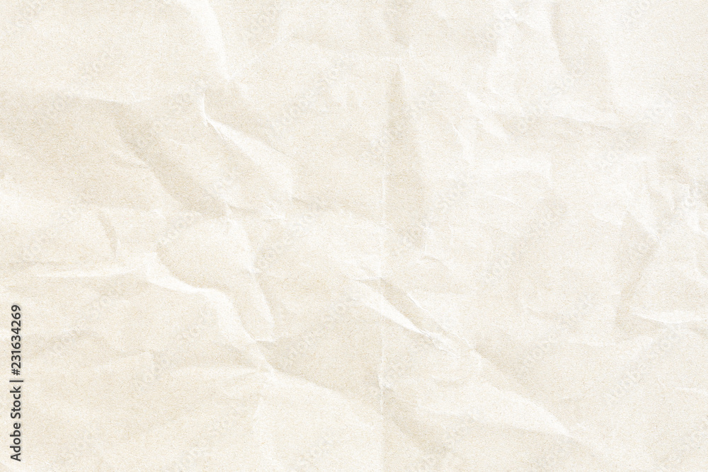 Fototapeta premium Brown crumpled paper texture