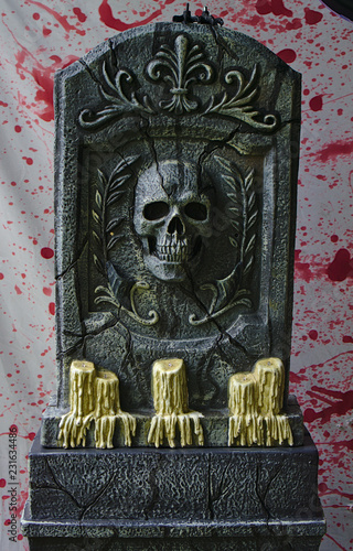 Skeleton Devil Worshiping Altar