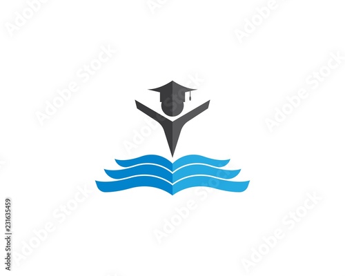 Book logo illustration