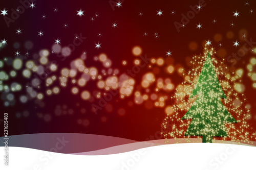 Christmas tree background design 