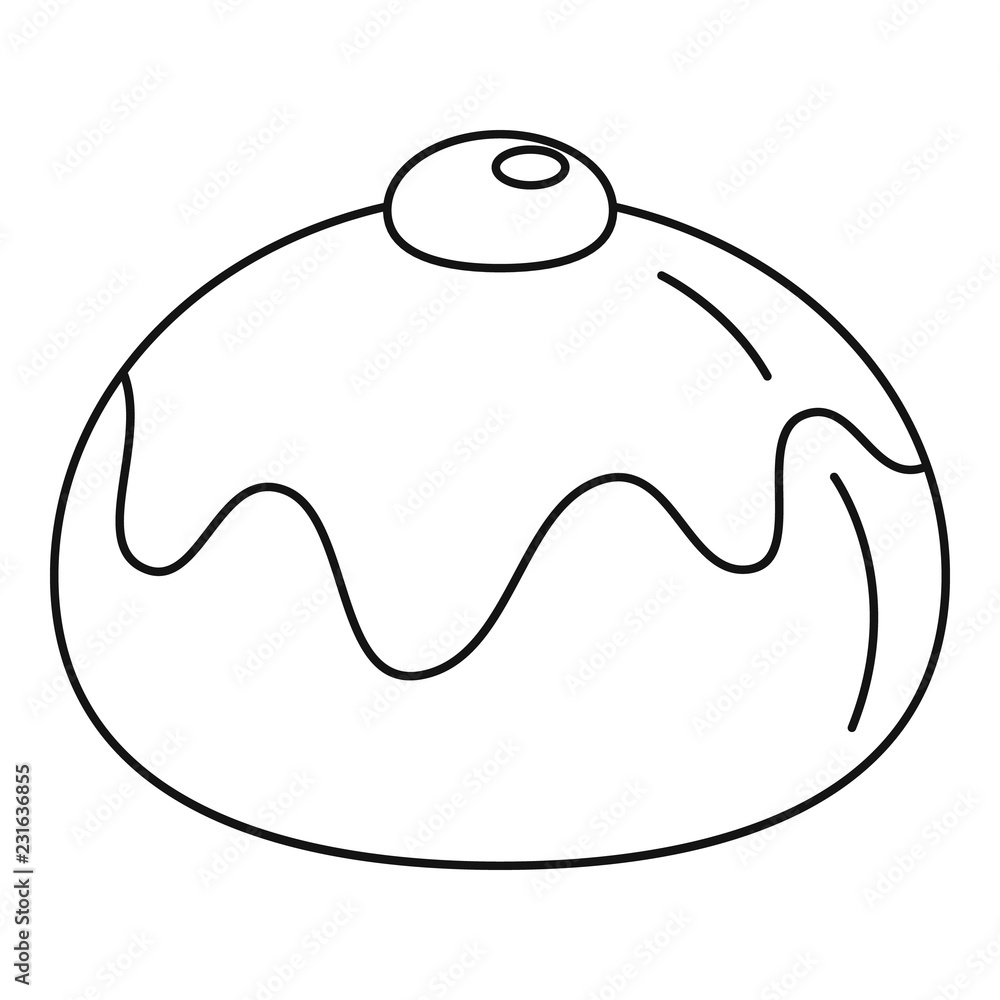 Jewish sweet bakery icon. Outline jewish sweet bakery vector icon for web design isolated on white background Jewish sweet bakery icon. Outline jewish sweet bakery vector icon for web design isolated on white background