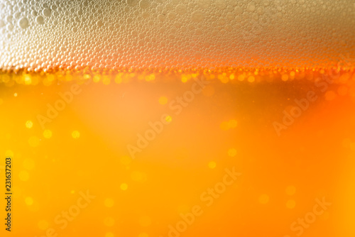 Canvas Print IPA Craft Beer bubbles background texture