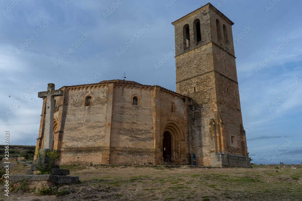 Iglesia templaria de la Vera Cruz en la ciudad de Segovia, España