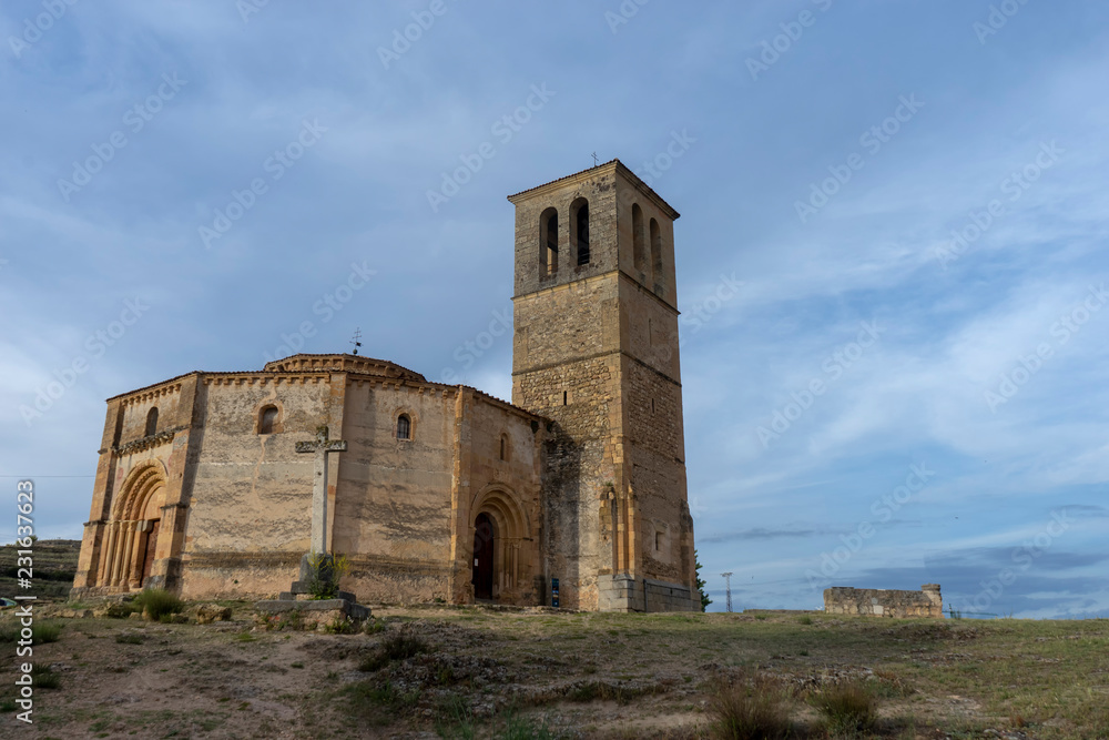 Iglesia templaria de la Vera Cruz en la ciudad de Segovia, España