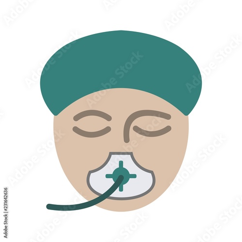 Anesthesia Medical Flat Icon