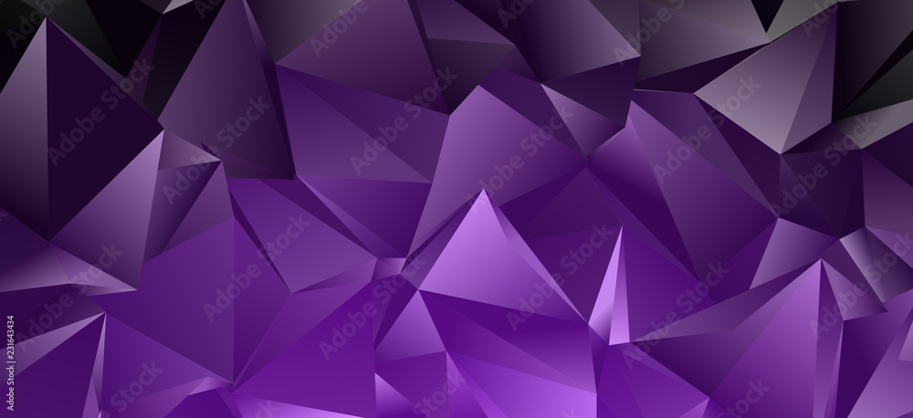 Obraz premium Triangular 3d, modern background