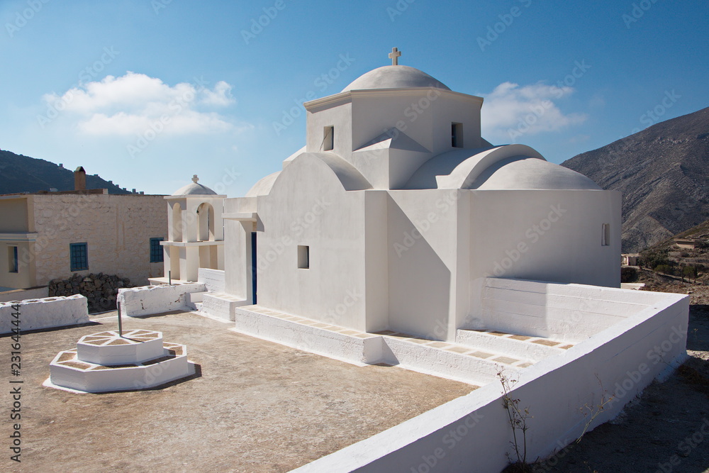 Church in Olympos on Karpathos in Greece