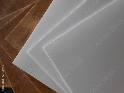 Bild auf Leinwand White PTFE Etched One Side sheet (EOS)