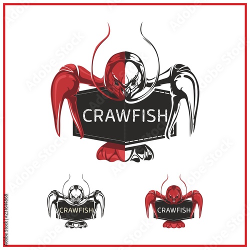 Crafish drawing logo
