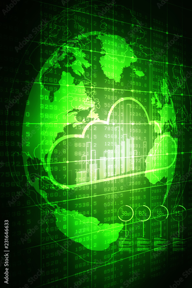 2d rendering Stock market online business concept. business Graph 2d rendering Stock market online business concept. business Graph