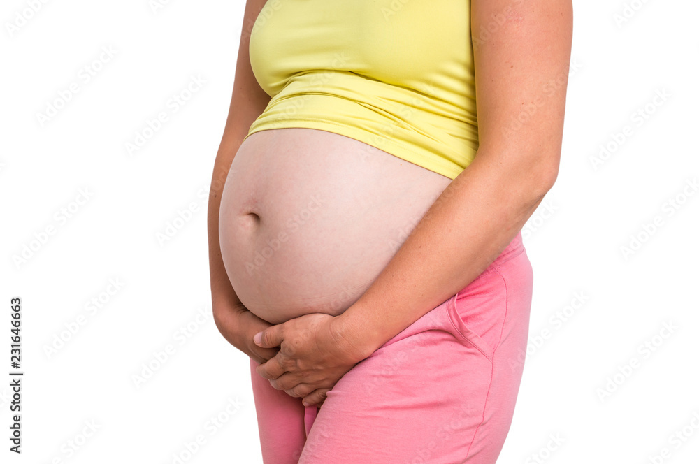 Pregnant woman with frequent urination problem Pregnant woman with frequent urination problem