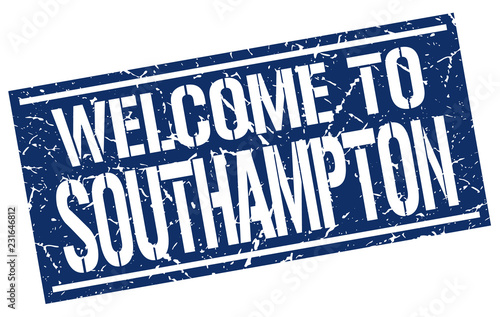 welcome to Southampton stamp
