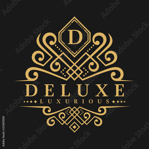Letter D Logo - Classic Luxurious Style Logo Template