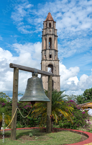 Manaca Iznaga Tower and bell in Valley of the Sugar Mills photo