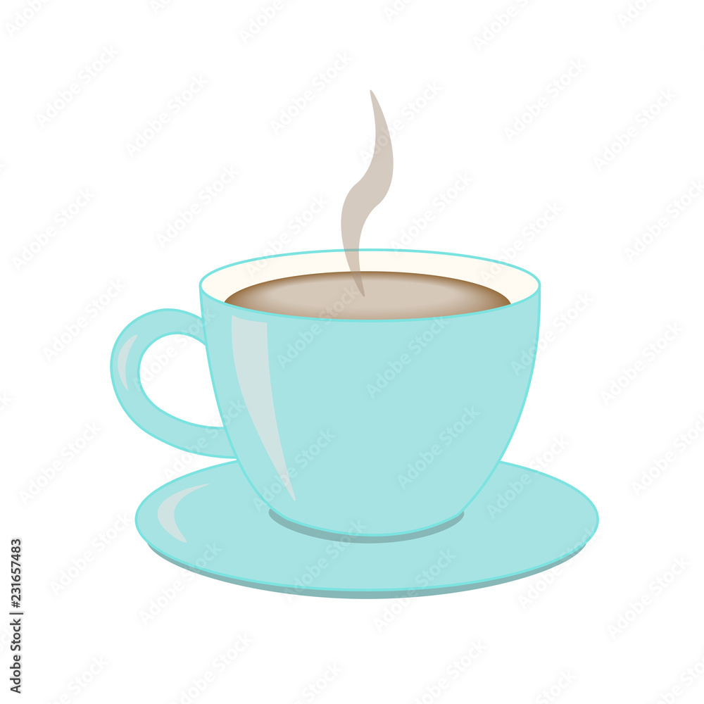 Fototapeta premium Cup of hot tea or coffee