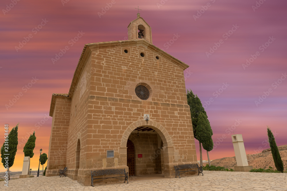 Samper de Calanda hermitege in Teruel, Aragon