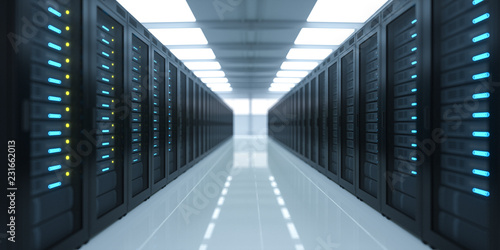 Server farm – data center environment – computer center