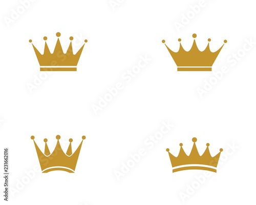 Crown Logo Template vector illustration