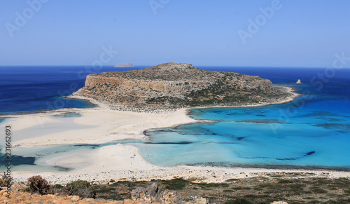 The most beautiful beach in Crete (Greece) - Balos Lagoon