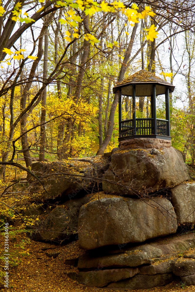 autumn park altanka on the stone autumn park altanka on the stone