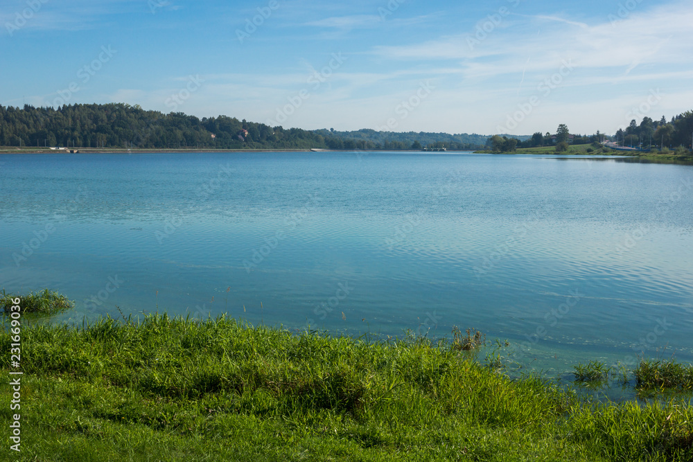 Brodzkie lake near Krynki, Swietokrzyskie, Poland