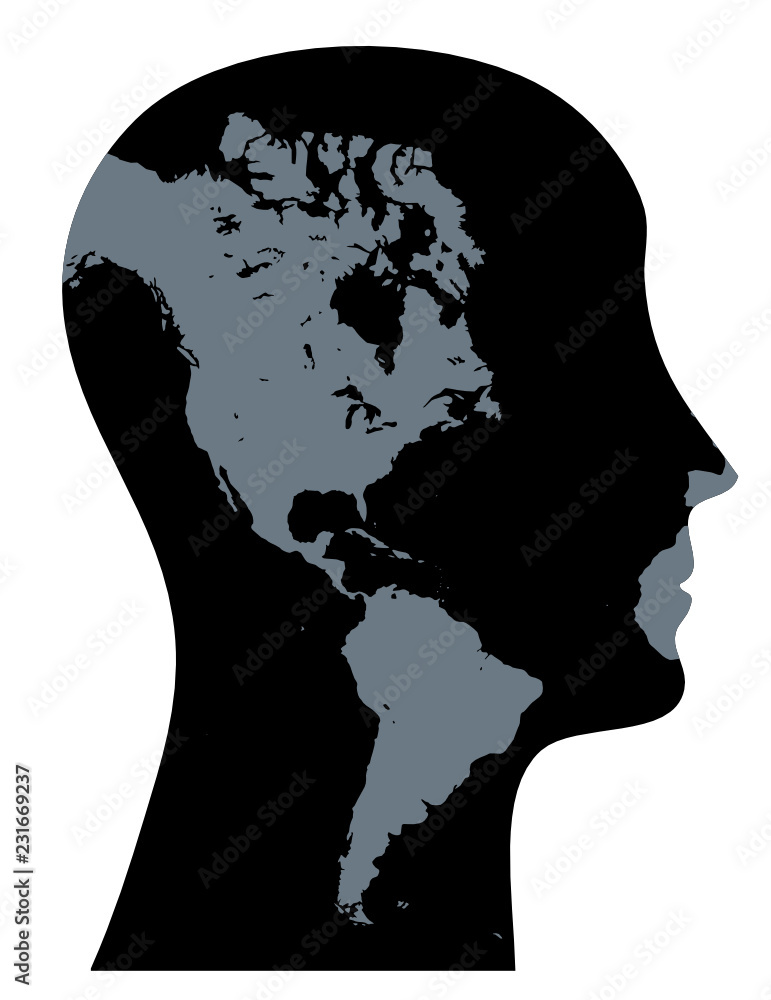 head and planet head and planet