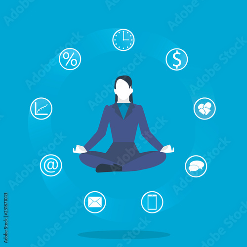 Planning work time. Distribution of duties. An orderly business process. Vector concept illustration.