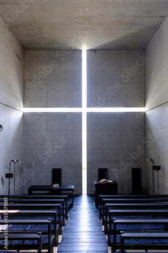 Tadao ando of Japan of the church of light photo