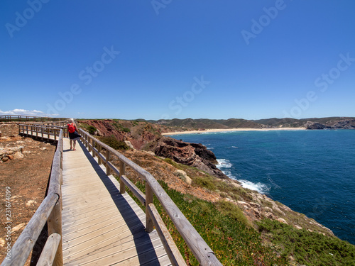 bridge on the beach