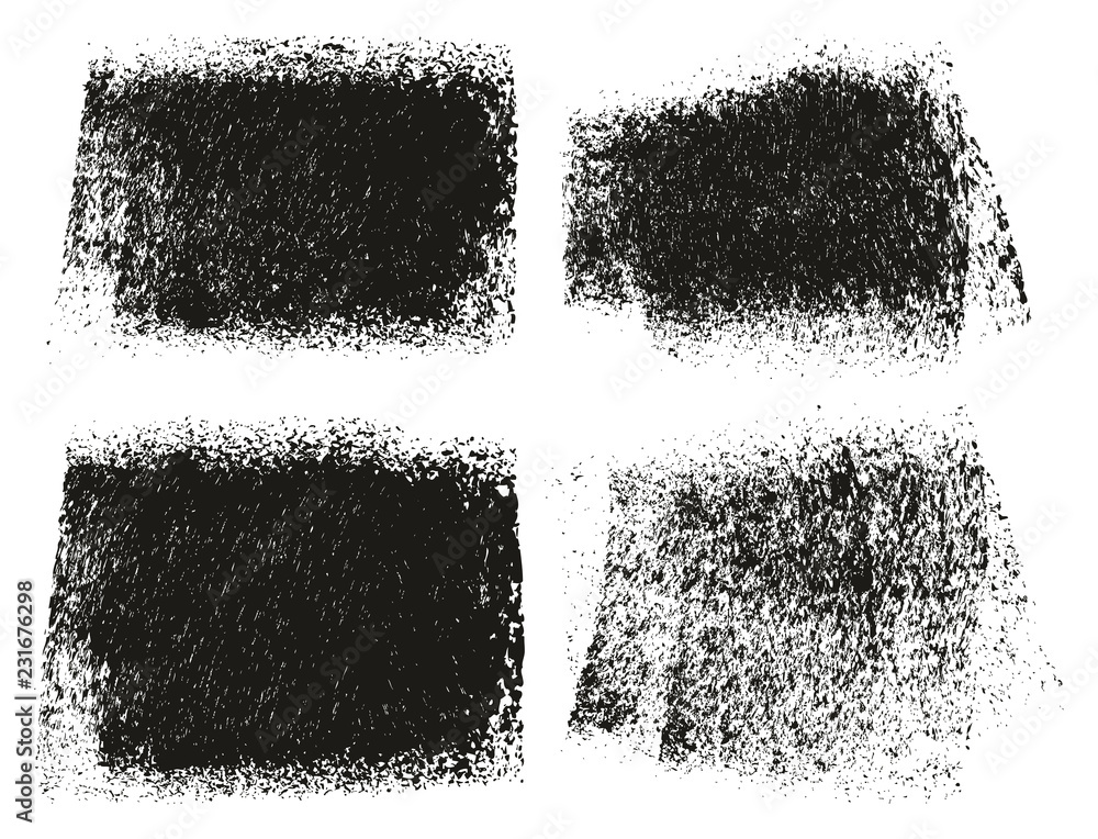 Fototapeta premium Paint Roller Rough Grunge Backgrounds High Detail Abstract Vector Lines & Background Set 151