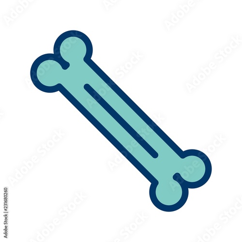 Bone Medical Filled Two Color Icon