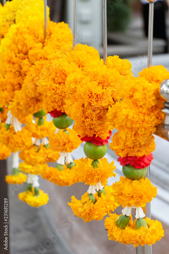 bouquet of yellow flowers Thailand
