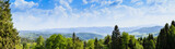 Panorama. A view of the Beskids from Krynica Zdroj.