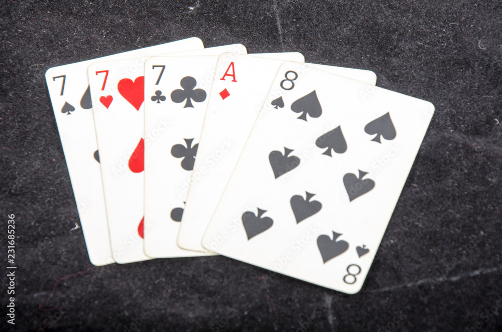 Obraz premium playing cards