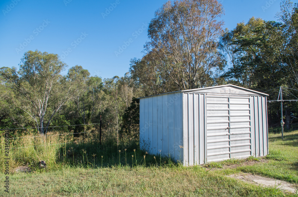 Obraz premium Australian tin shed
