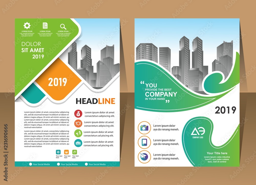 Business Brochure Background Design Template, Flyer Layout, Poster, Magazine, Annual Report, Book, Booklet with Building Image. Size A4 Vector Design illustration Business Brochure Background Design Template, Flyer Layout, Poster, Magazine, Annual Report, Book, Booklet with Building Image. Size A4 Vector Design illustration