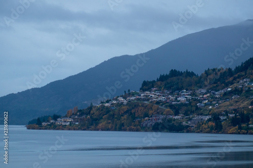 Queenstown and the Remarkables mountains, New Zealand © NIPATHORN