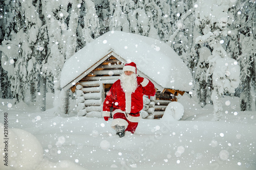 Authentic Santa Claus in Lapland. © lizavetta