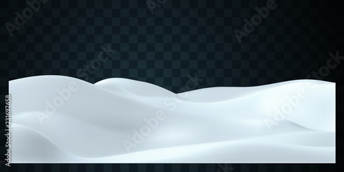 Vector illustration of winter decoration.